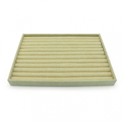 Hot Selling Natural Linen Ring Display Tray