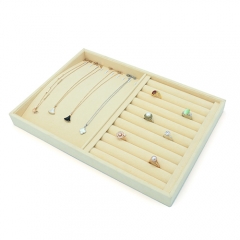 High Repurchase Rates Velvet Jewelry Display Tray For Necklace Ring