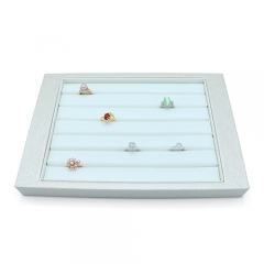 High Quality PU Leather Jewelry Display Tray For Ring