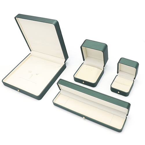 High Quality Atrovirens PU Leather Jewellery Packaging Box Set