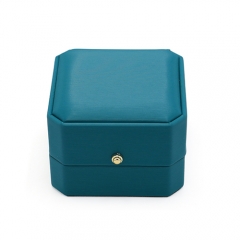 High-End PU Leather Jewelry Ring Box