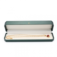 Premium New Design PU Leather Jewelery Long Necklace Box