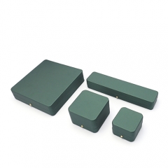 High Quality Atrovirens PU Leather Jewellery Packaging Box Set