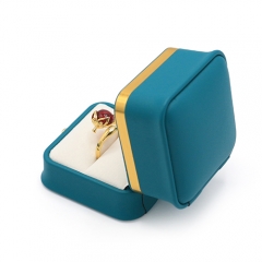 Newest Design PU Leather Jewelry Ring Gift Box