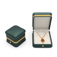 High Quality PU Leather Jewellery Pendant Packaging Box