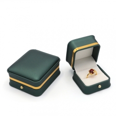 Popular High Grade PU Leather Jewelry Ring Gift Box