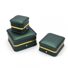 Popular High Grade PU Leather Jewelry Ring Gift Box