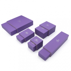 2020 Trendy Purple Paper Drawer Gift Packaging Box With Light