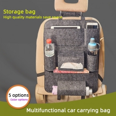 Felt Fabric Car Seat Protector Multifunctional Backseat Organizer Car Storage Bag,Back Seat Car Organizer