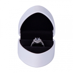 2023New Personalized Heart Shaped Jewelry Packaging Box Wedding Ring Box Heart shaped jewelry box