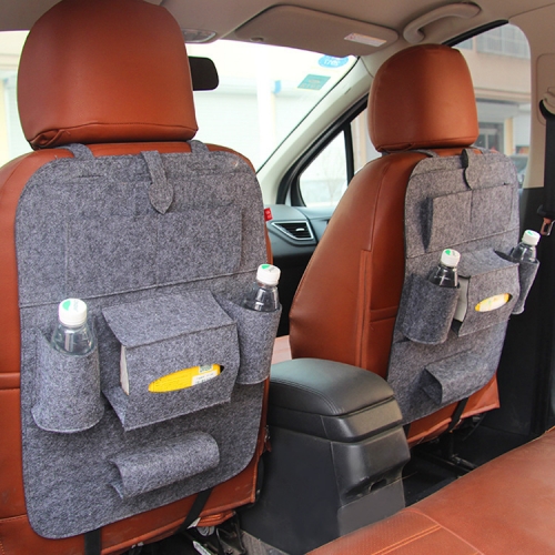 Felt Fabric Car Seat Protector Multifunctional Backseat Organizer Car Storage Bag,Back Seat Car Organizer