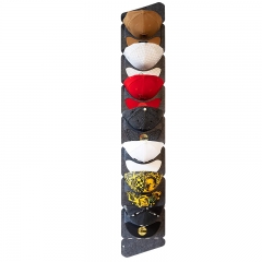 Hat Display Rack Storage Felt Hat Rack with 7 Pocket Hat Display Holder Hat Organizer for for Door, Wall, Closet