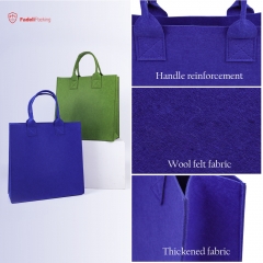 felt bag women felt tote bag women's wool felt handbags felt shopping bag