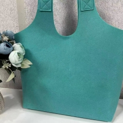 Reusable Grocery Felt Handbag Shoulder Bag Luxury Souvenir fashion Felt Shopping Bag