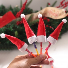 Xmas Holiday Unisex Felt Comfort Mini Christmas decorating Hat, Santa Hat for christmas decoration