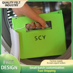 Square Sac Main Solid Candy Color Trendy Mini Tote Armpit Handbag Stylish Designer Handle Bag Lady Fashion Felt Purse