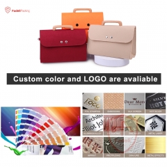 custom logo classic simple travel zipper pouch promotional gifts beauty makeup storage clutch small felt bag