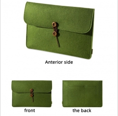 Custom designer fashion handbag felt laptop envelope bag