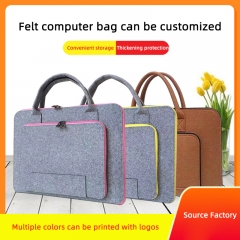 Custom 13/14/15/15.6 Inch Portable felt Laptop Bag for Men Women Computer
