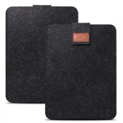 Custom logo 13 inch soft shockproof bags portable felt laptop sleeve case bag durable tablet pouch