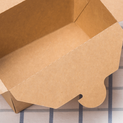 Take Out Food Containers Microwaveable Kraft Brown Take Out Boxes, Perfect for Restaurant, Catering and Party