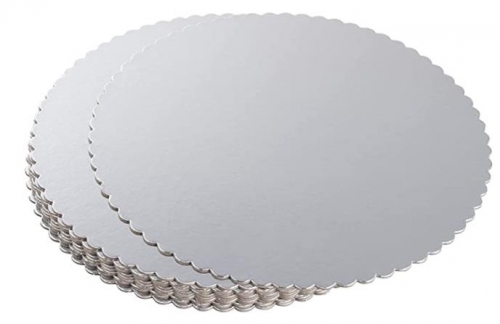 Round Cake Boards, Silver