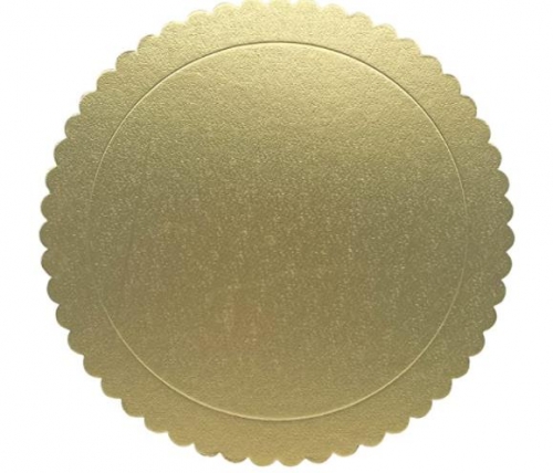 Round Cake Boards , Golden