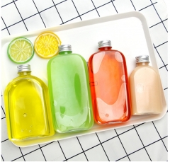 Plastic Juice Bottle, Reusable Drink Containers, For Juice, Milk, Smoothie And Other Drinks