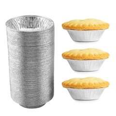 Aluminum Foil Tart Pan Egg Tart Pan Freezer & Oven Safe Disposable Round Egg Tart Tin Foil Pans for Baking Supplies