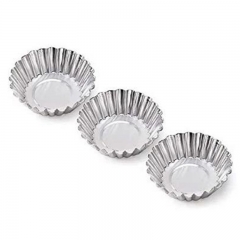 Aluminum Egg Tart Mold Baking Cups Cupcake Cake Cookie Pudding Lined Mould Tin Baking Tool
