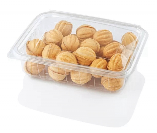 Disposable Transparent Plastic Packaging Box Disposable Plastic to Go Boxes fruit and vegetable box,Used to Hold Fruits, Vegetables, Salad