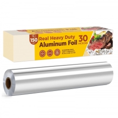 Heavy Duty Silver Aluminum Foil Roll for Food 18 Inches Heavy Duty Food Safe Foil Wrap