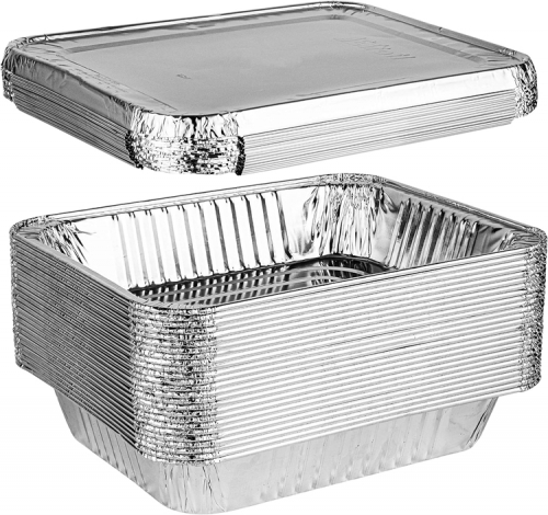Wholesale Customization Rectangular Aluminum Foil Food Container For Food Cooking