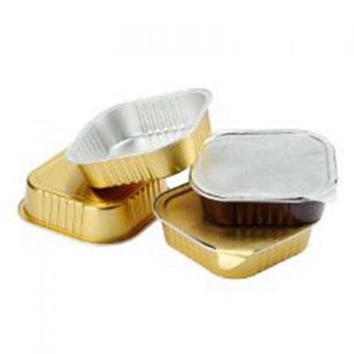 Disposable Ramekins Mini Aluminium Foil Baking Cups with Lids Creme Brulee Cupcake Liners