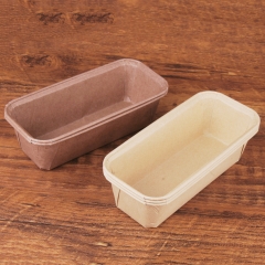 Rectangular Disposable Baking Medium Oven Safe Loaf mold Heavy Duty Paper Bread Cake Loaf Pans