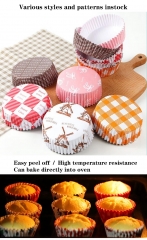 Wholesale Cup Cake Cases Paper Cupcake Liners Muffin Wrappers Greaseproof Paper Baking Cups
