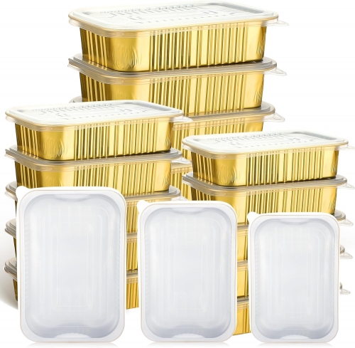 High-quality aluminum foil container direct sale in stock 1000ml 750ml Multiple colors available