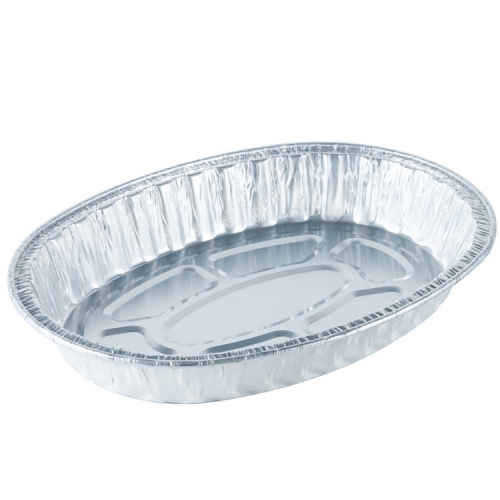 Disposable Aluminum Foil Pans Large Baking Pan Trays - Heavy Duty Tin Tray Half Size Chafing Dishes. Food Containers for Roasting, Cooking, Heating or Steam Table
