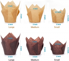 Tulip Baking Paper Cupcake Muffin Liners Paper Baking Cups