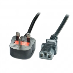 1.5m Power Cord UK Plug to IEC Cable C13 Lead 5ft