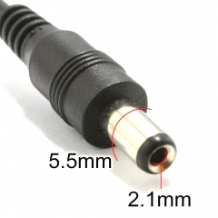 DC Power Splitter Cable 1 Female to 2 Male for LED strip (5.5mmx2.1mm)