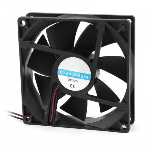 120mm x 120mm x 25mm 12V DC Cooling Fan