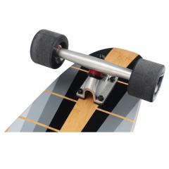 Funshion cruiser skateboard with bamboo surface, wooden longboard