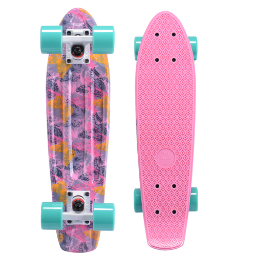 22 inch thicker plastic skateboard deck penny tric...
