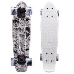 22 inch thicker plastic skateboard deck penny trick board