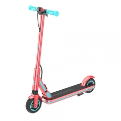 Funshion colorful kids electric scooter with 130W motor 2.6Ah battery with hand brake