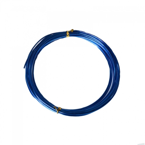 Hot Sell DIY Fashion craft aluminum wire for polymer clay dolls blue color aluminum wire