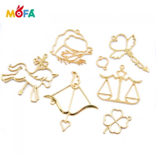 MOFA Beautiful UV resin DIY Tools Handicraft Metal Frame UV Resin