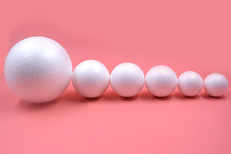 wholesale small polystyrene balls styrofoam foam ball for Christmas