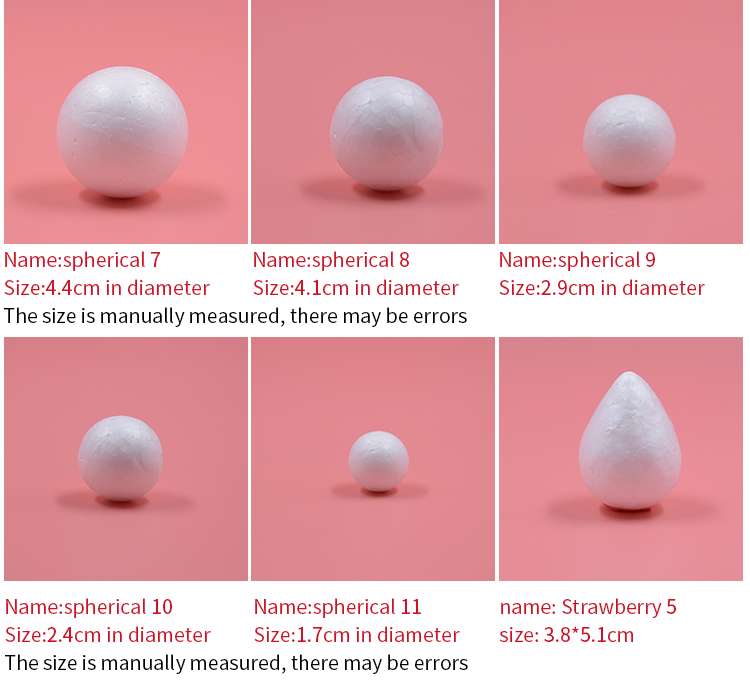 wholesale small polystyrene balls styrofoam foam ball for Christmas
